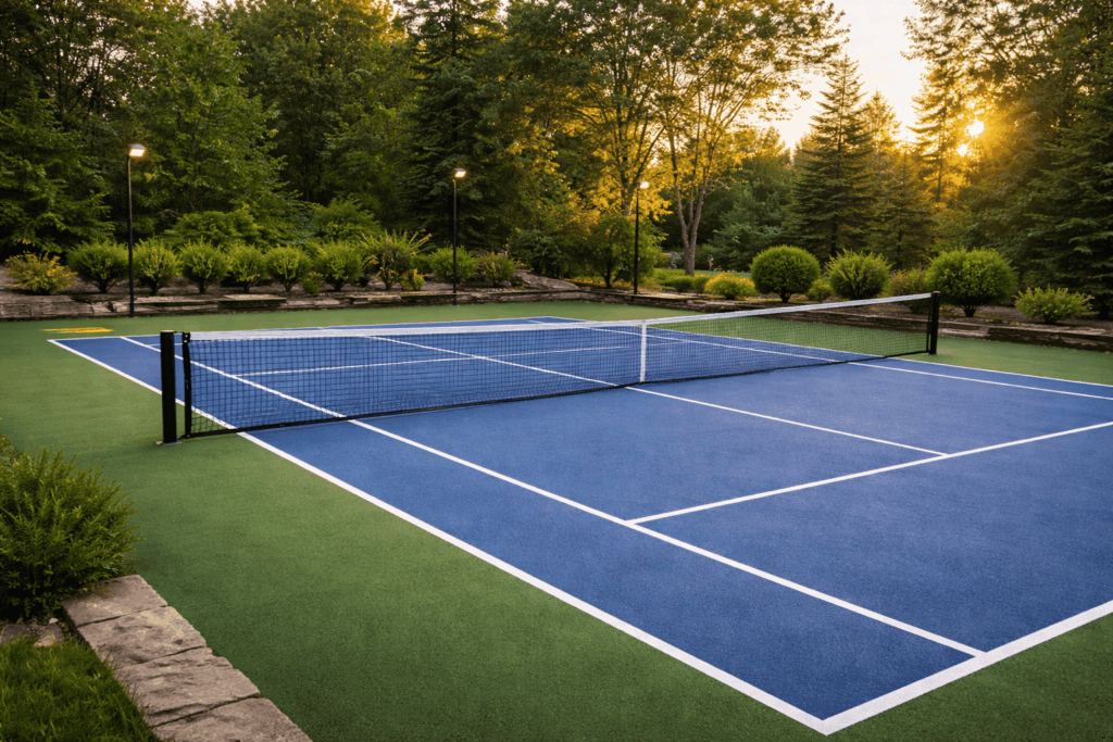 tennis court construction li helpful services