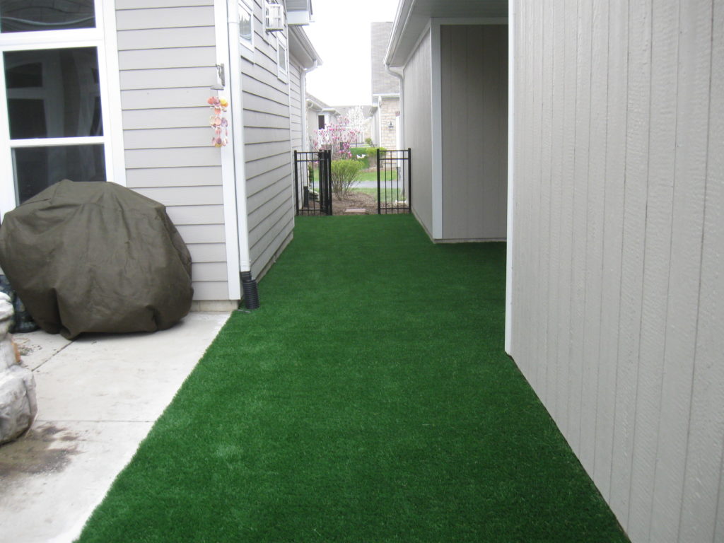 turf installation project